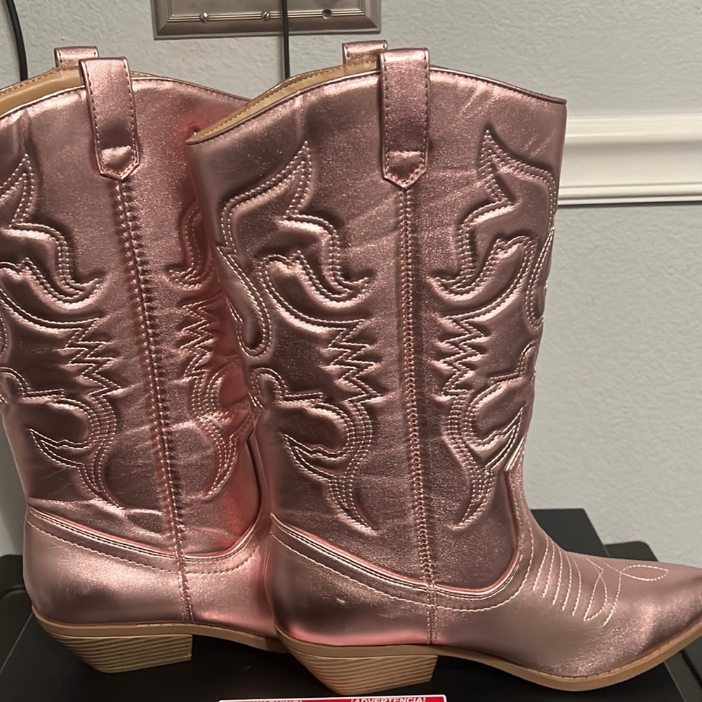 Rose Gold Country boots
